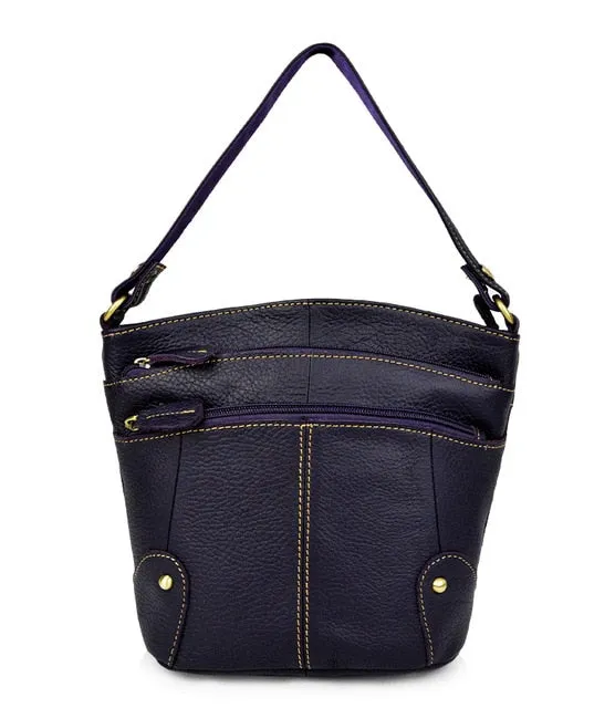 Genuine Leather Small Messenger Bags For Ladies
