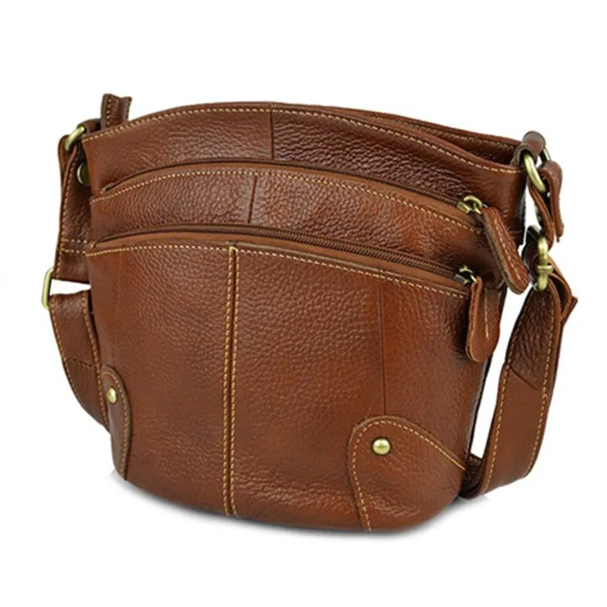 Genuine Leather Small Messenger Bags For Ladies