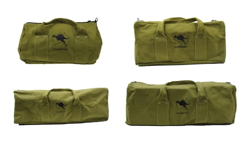 Genuine Trail Blazers Heavy Duty Australian army WW2 style Canvas Echelon Bags.
