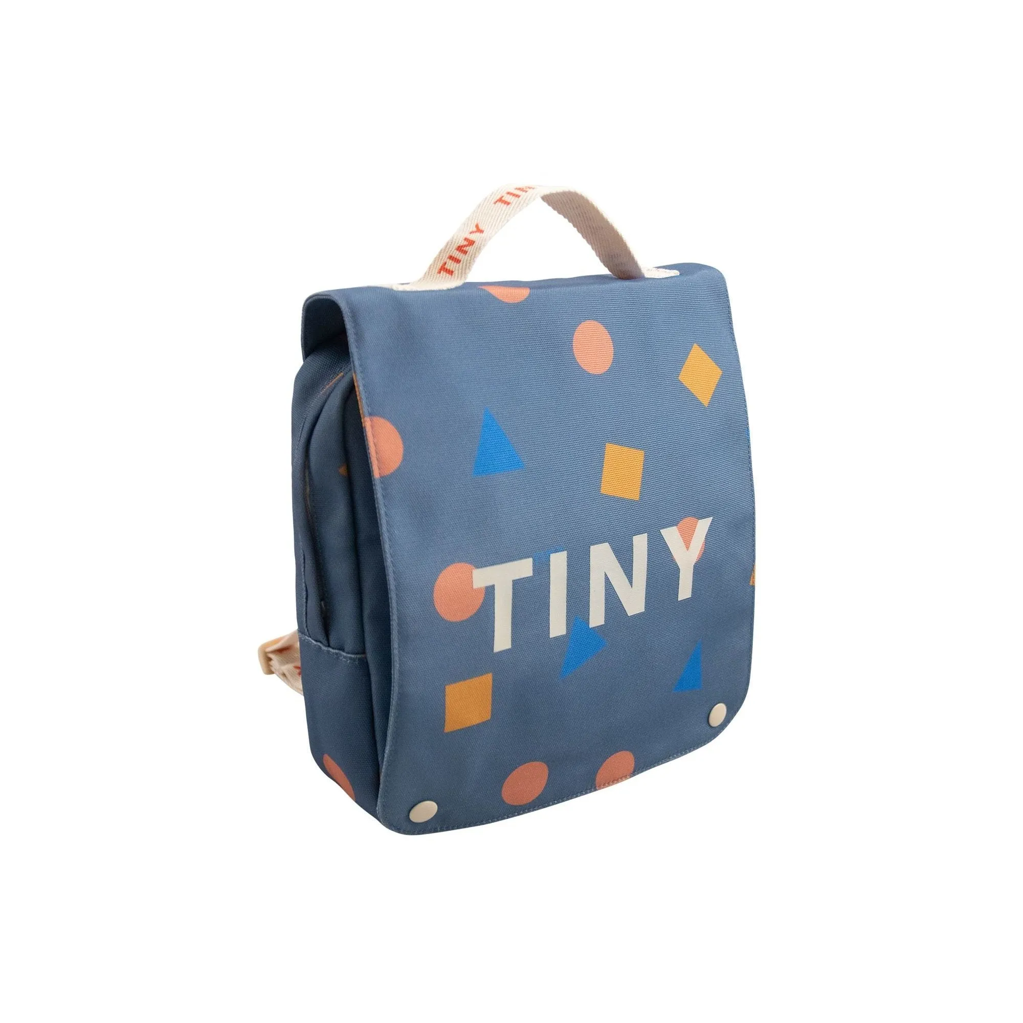 Geometric Toddler Backpack, Denim Blue