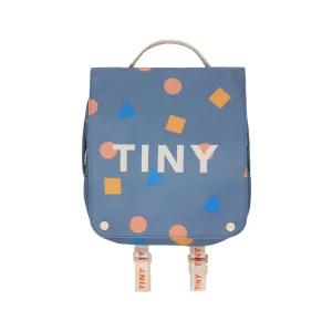 Geometric Toddler Backpack, Denim Blue