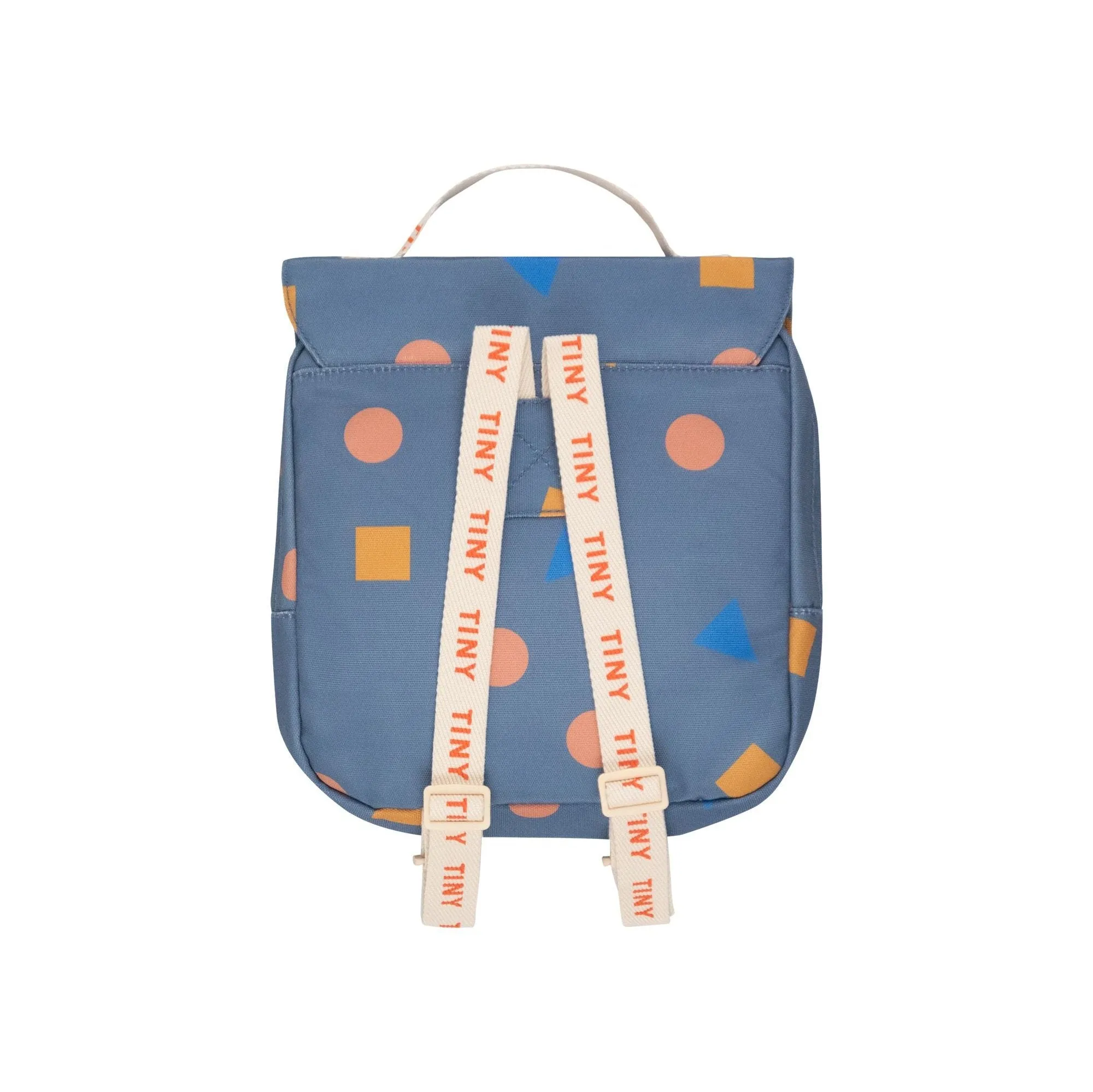 Geometric Toddler Backpack, Denim Blue