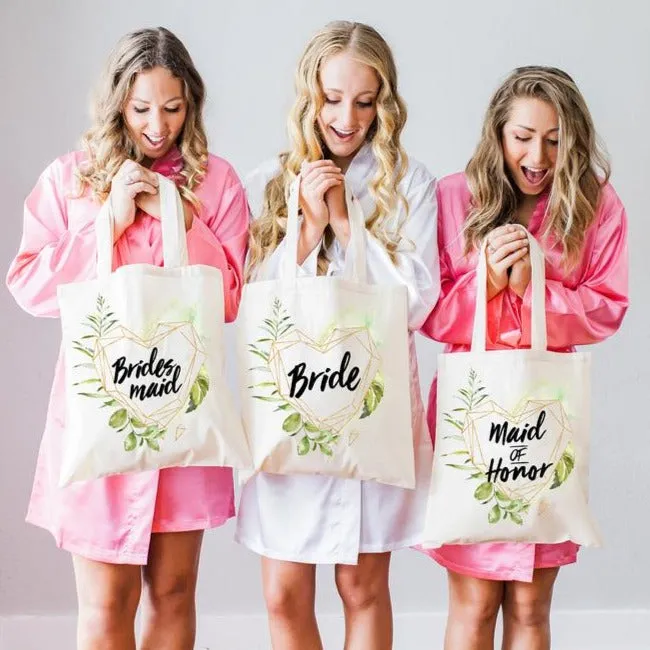 Geometric Wedding Bags
