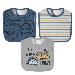 Gerber® 3-Pack Baby Boys Dinosaur Terry Bibs