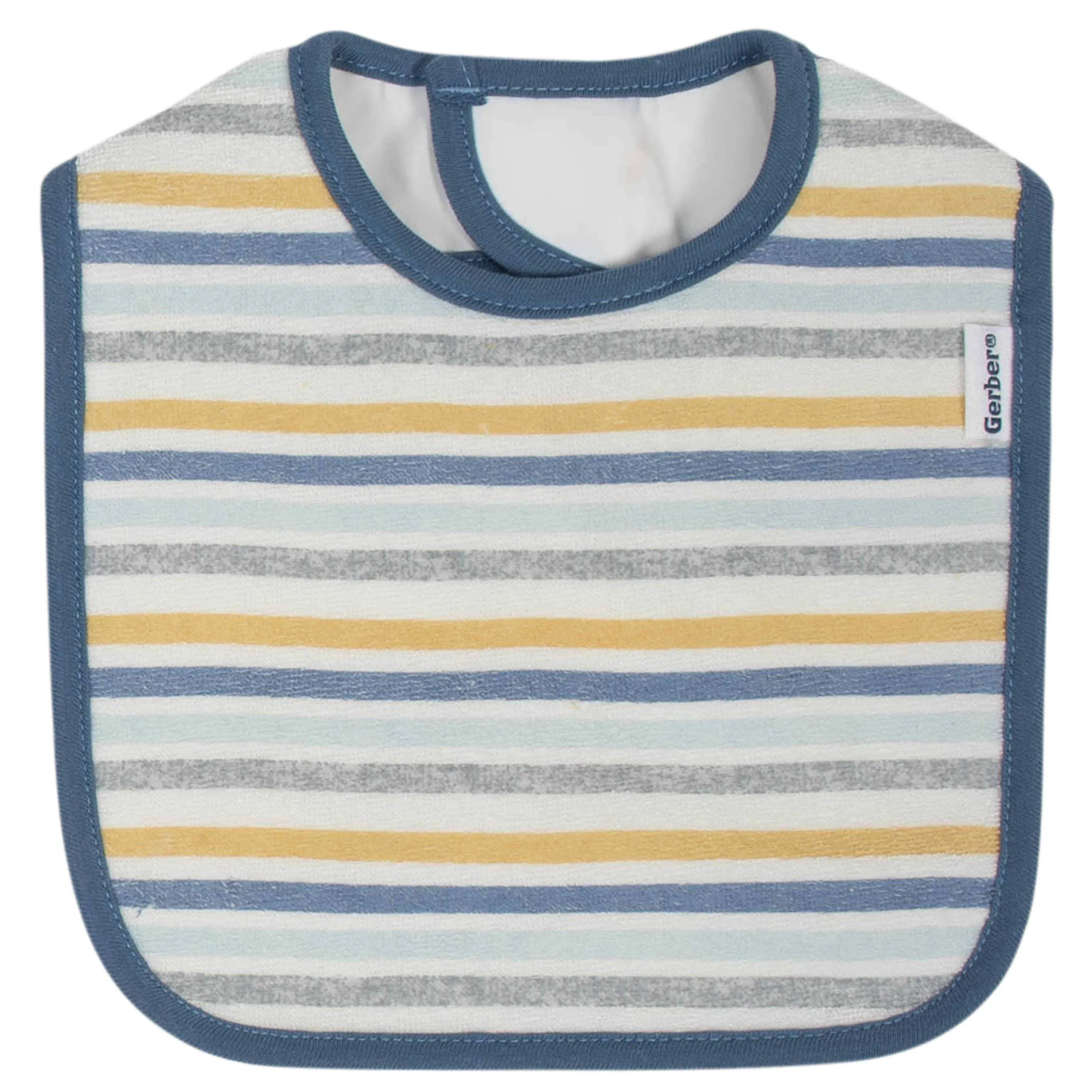 Gerber® 3-Pack Baby Boys Dinosaur Terry Bibs