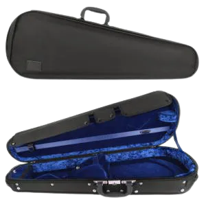 GEWA Luiteria Concerto Adjustable Viola Case Black with Blue Interior