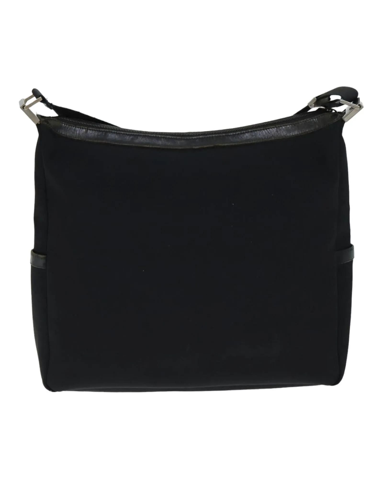 GG Nylon Shoulder Bag  Black