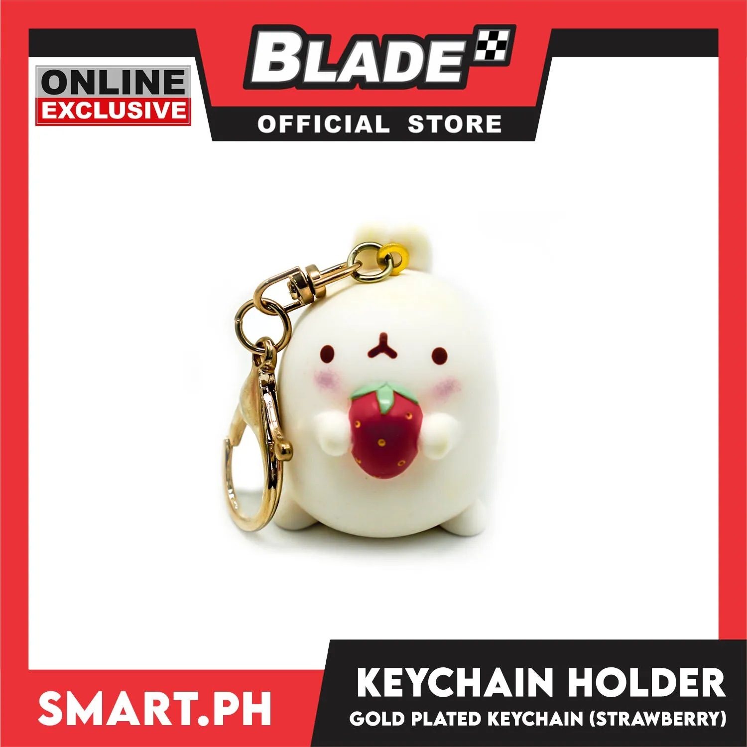 Gifts Keychain Holder with Gold Plated Keychain Hook (Assorted Colors and Designs)