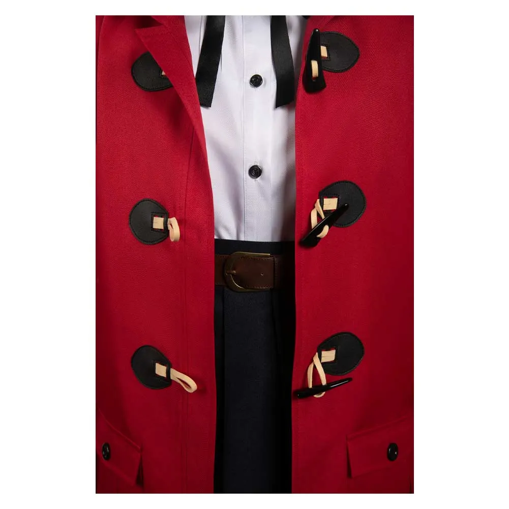 Girls Band Cry Iseri Nina Red Coat Anime Cosplay Costume Outfits Halloween Carnival Suit