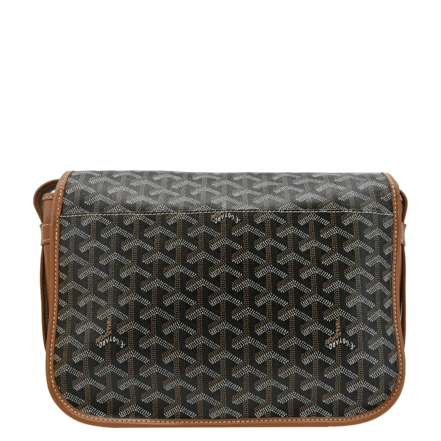 GOYARD Belvedere MM Canvas Messenger Bag Black