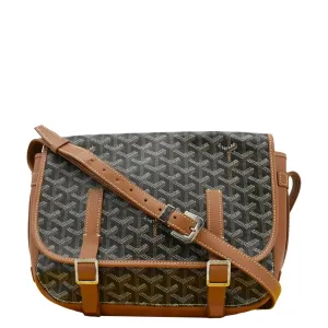 GOYARD Belvedere MM Canvas Messenger Bag Black