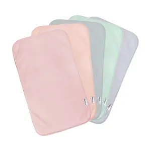 Green Sprouts Stay-Dry Burp Pads (5-Pack) Rose Set