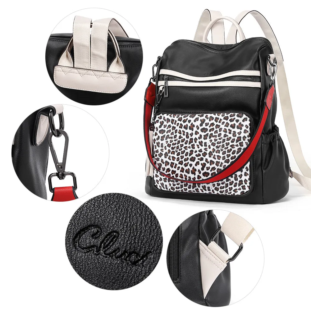 Greene Luxury Vintage Women's Leather Backpack Purse For Commuting