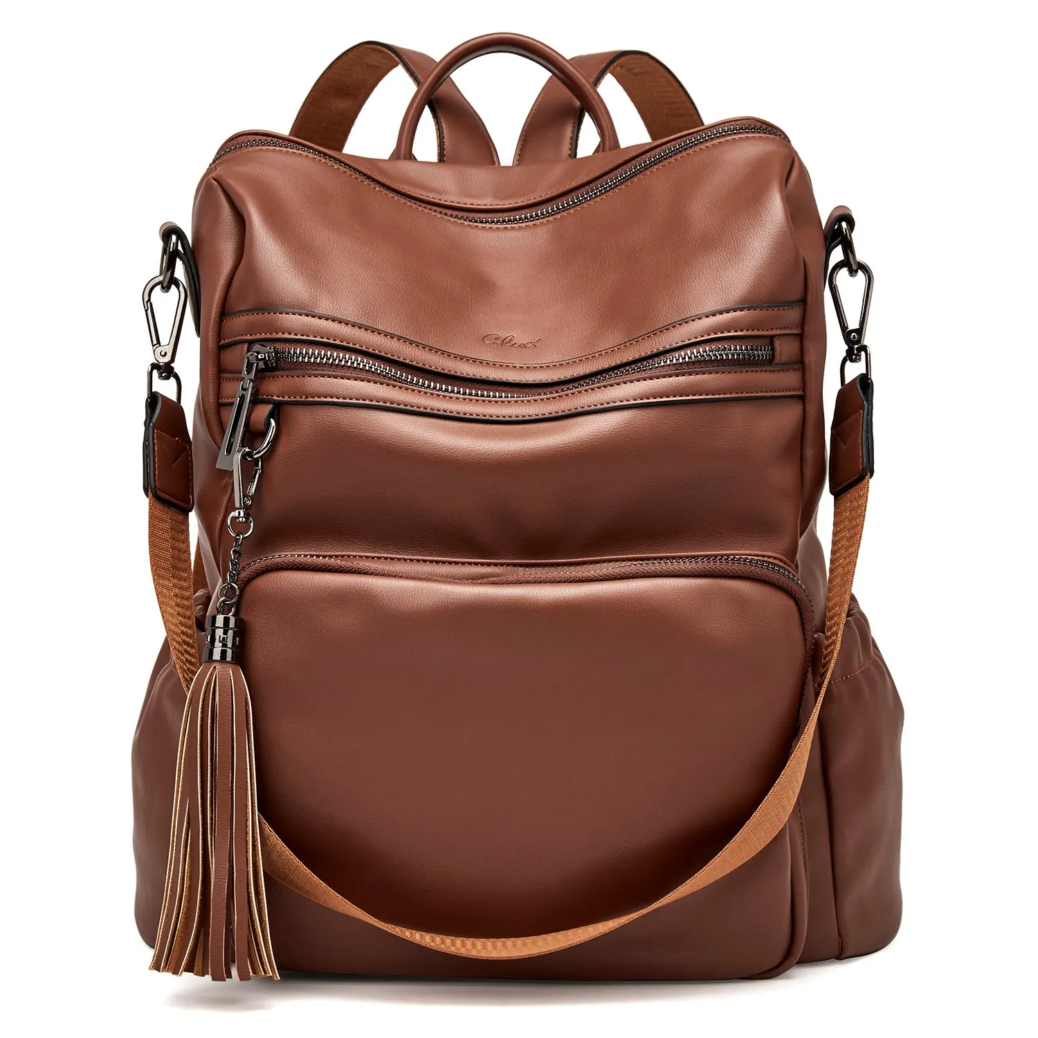 Greene Luxury Vintage Women's Leather Backpack Purse For Commuting