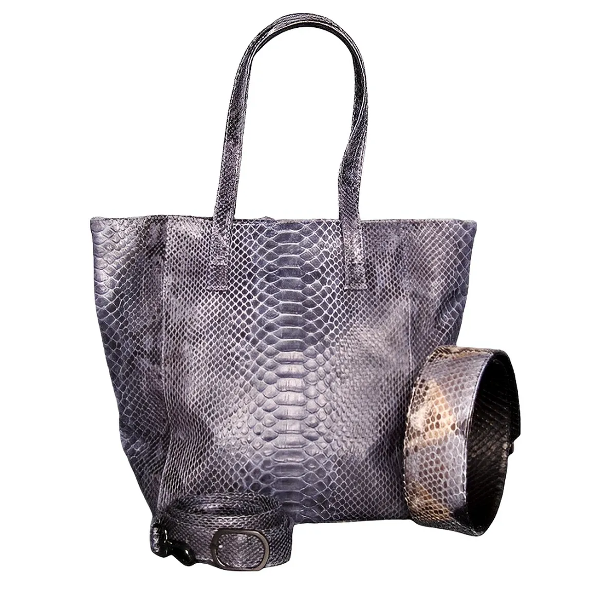 Grey Shopper Tote Bag