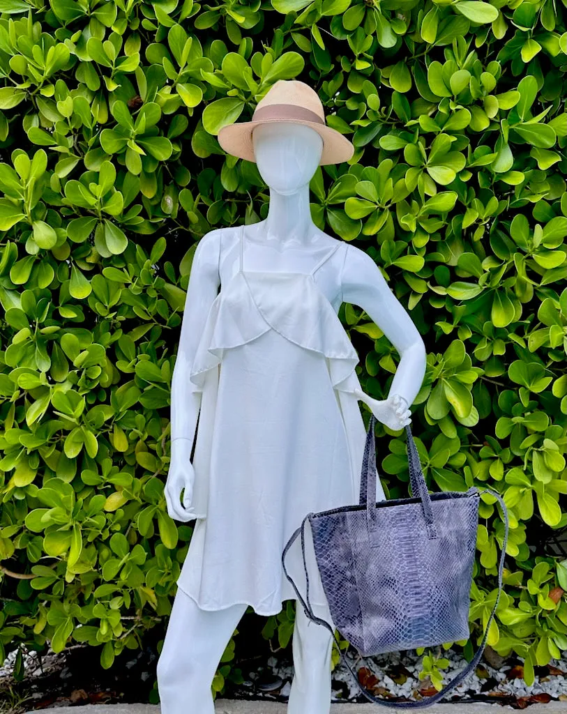 Grey Shopper Tote Bag