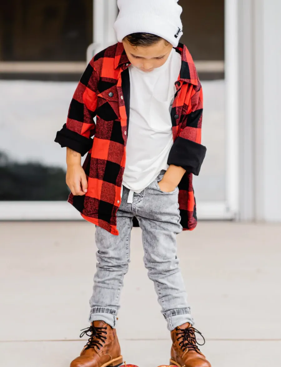 Grey Wash Denim