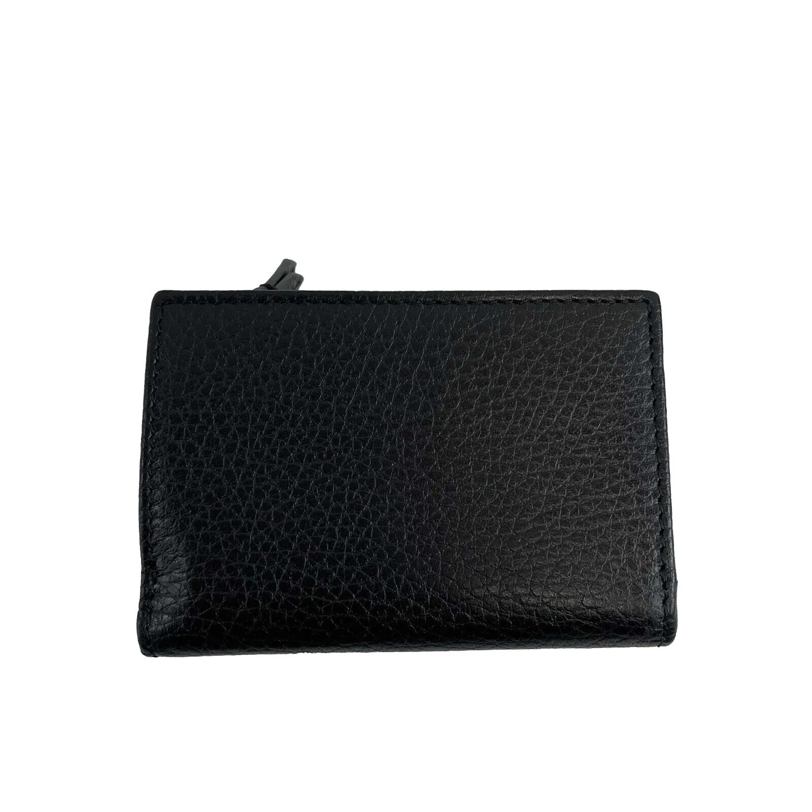 Gucci Black Leather GG Marmont Compact Folded Wallet Accessories