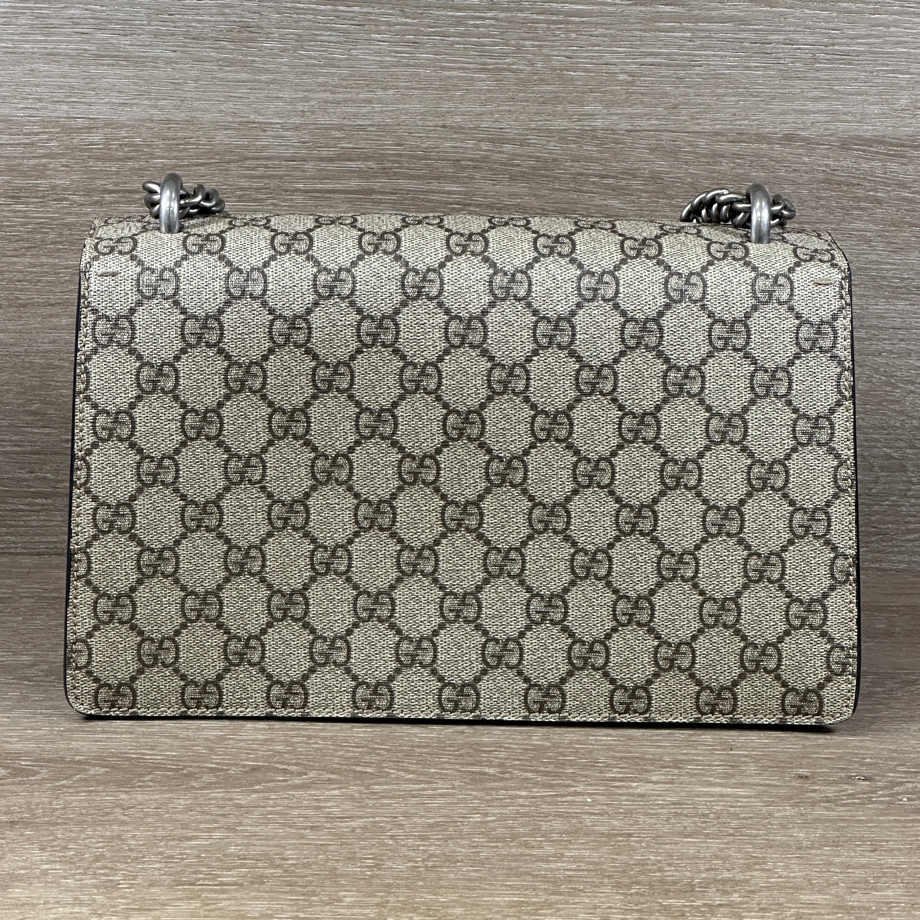 Gucci Dionysus GG Monogram Supreme Canvas (Small) - Black