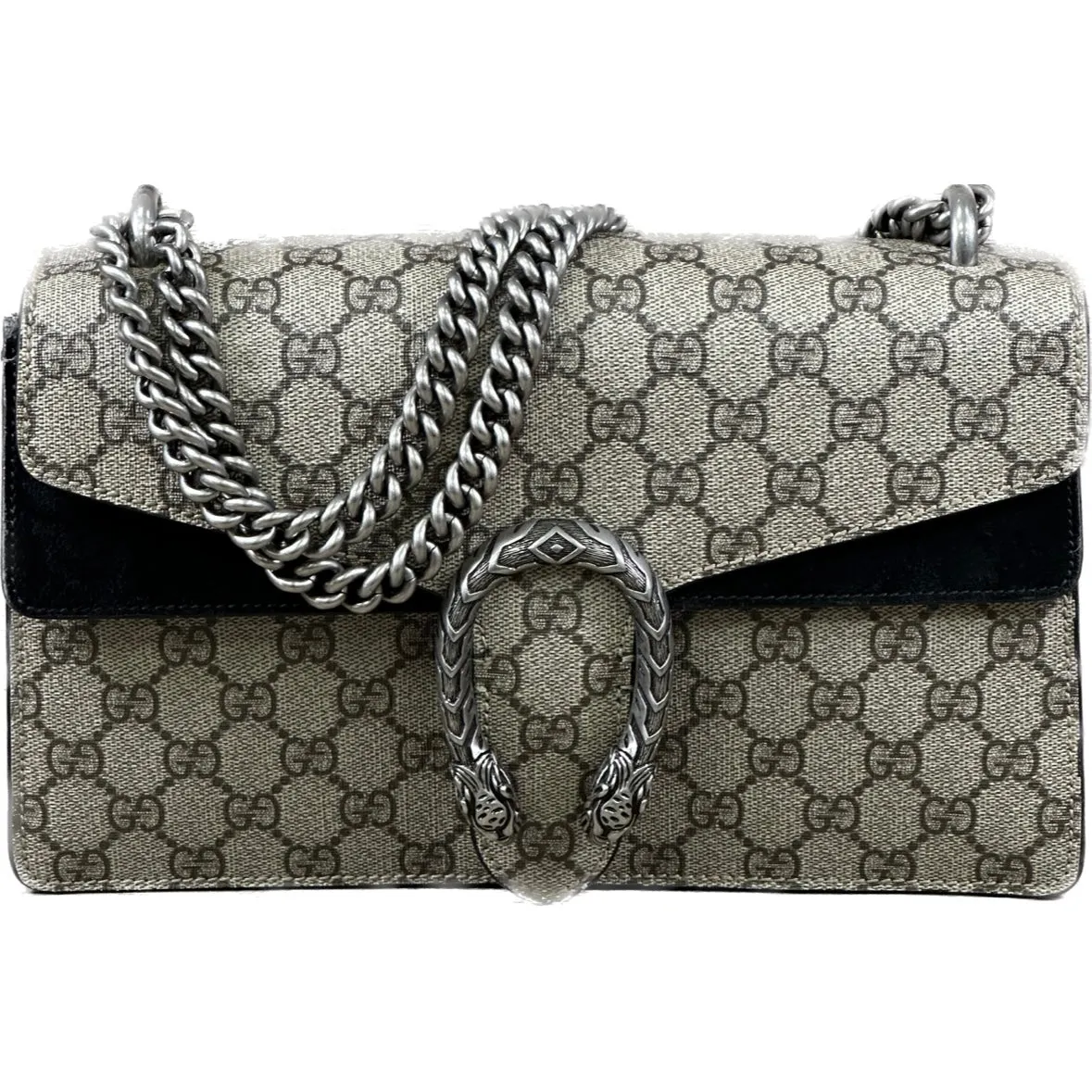 Gucci Dionysus GG Monogram Supreme Canvas (Small) - Black