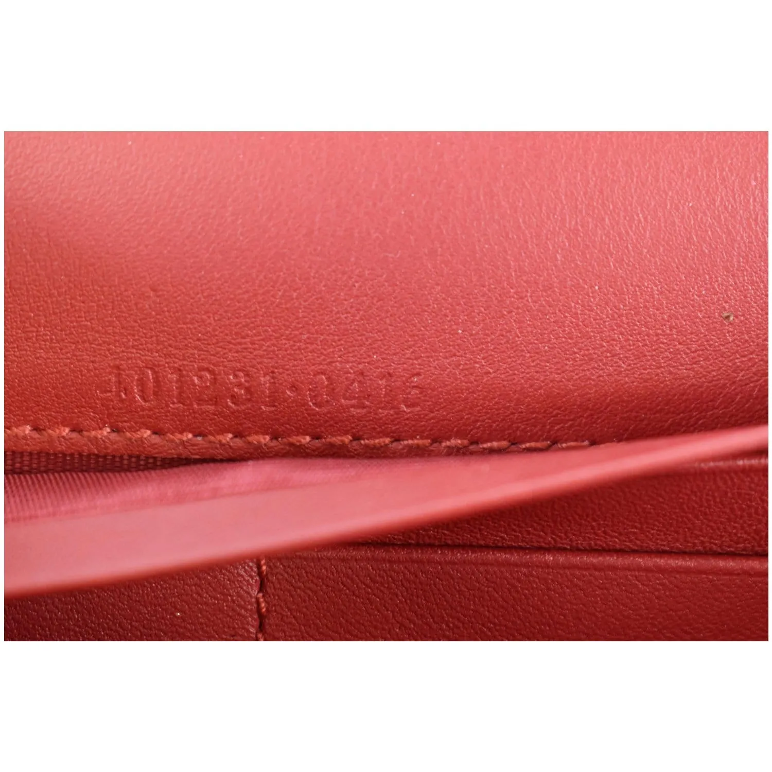 GUCCI Dionysus Mini Python Leather Crossbody Chain Wallet Red 401231