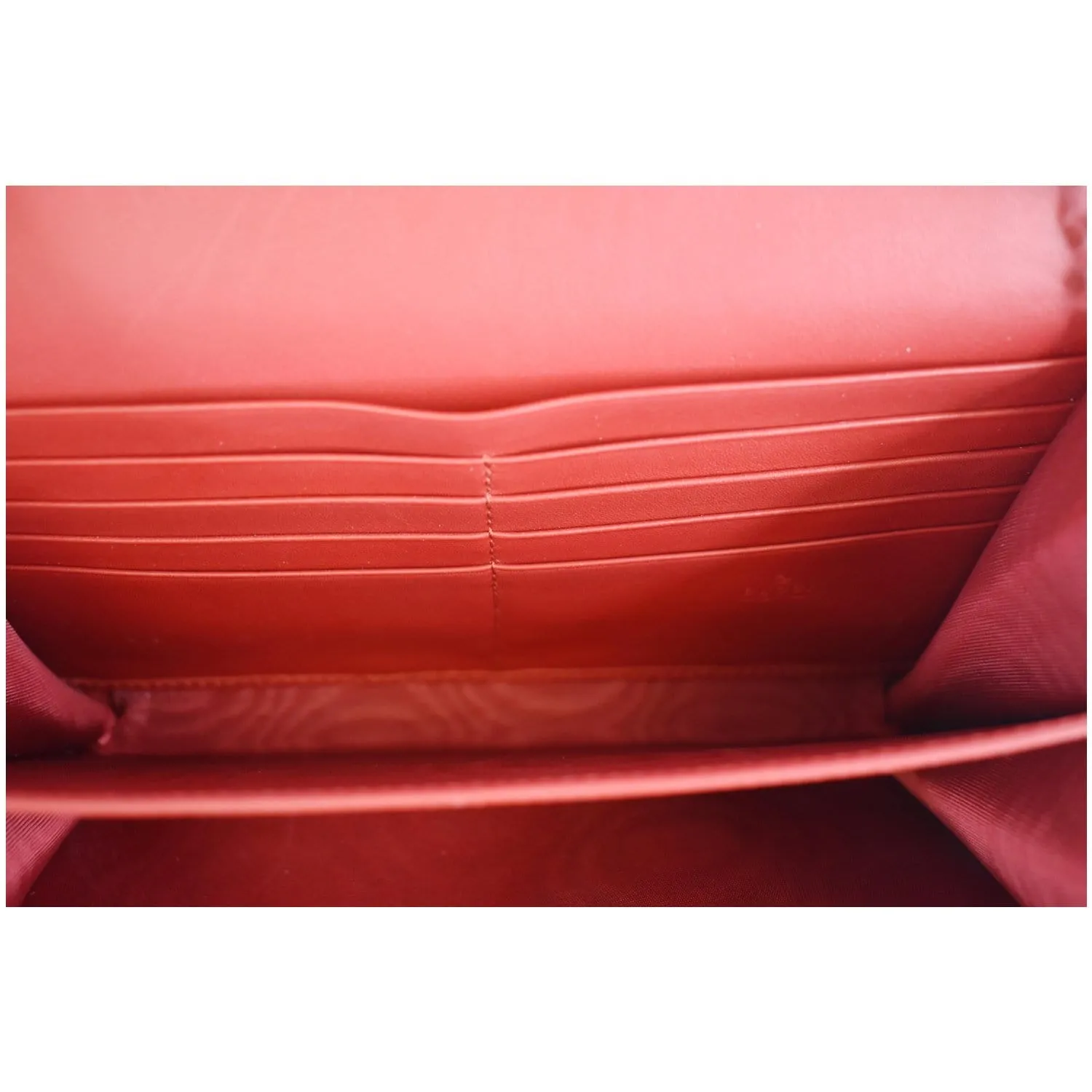 GUCCI Dionysus Mini Python Leather Crossbody Chain Wallet Red 401231