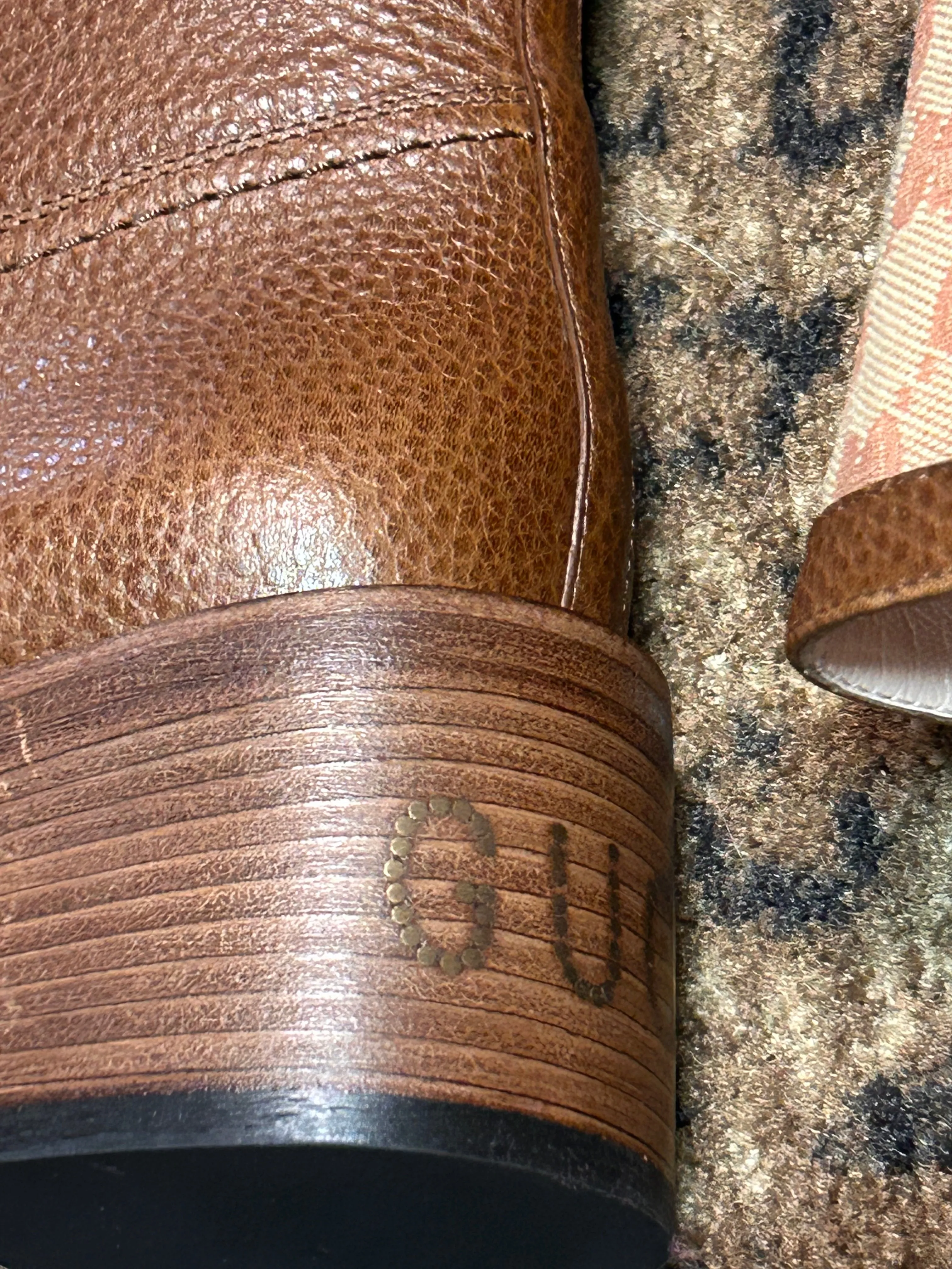 Gucci Shoes, GG Monogram Calfskin Lola Tall Boots (size 37)