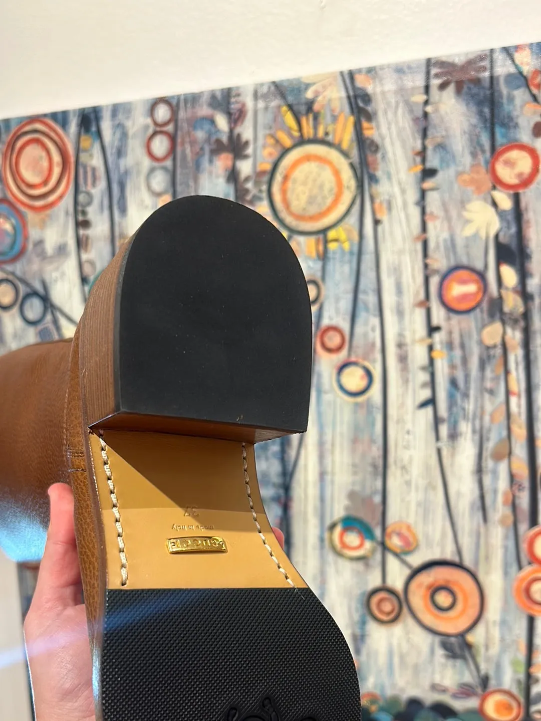 Gucci Shoes, GG Monogram Calfskin Lola Tall Boots (size 37)