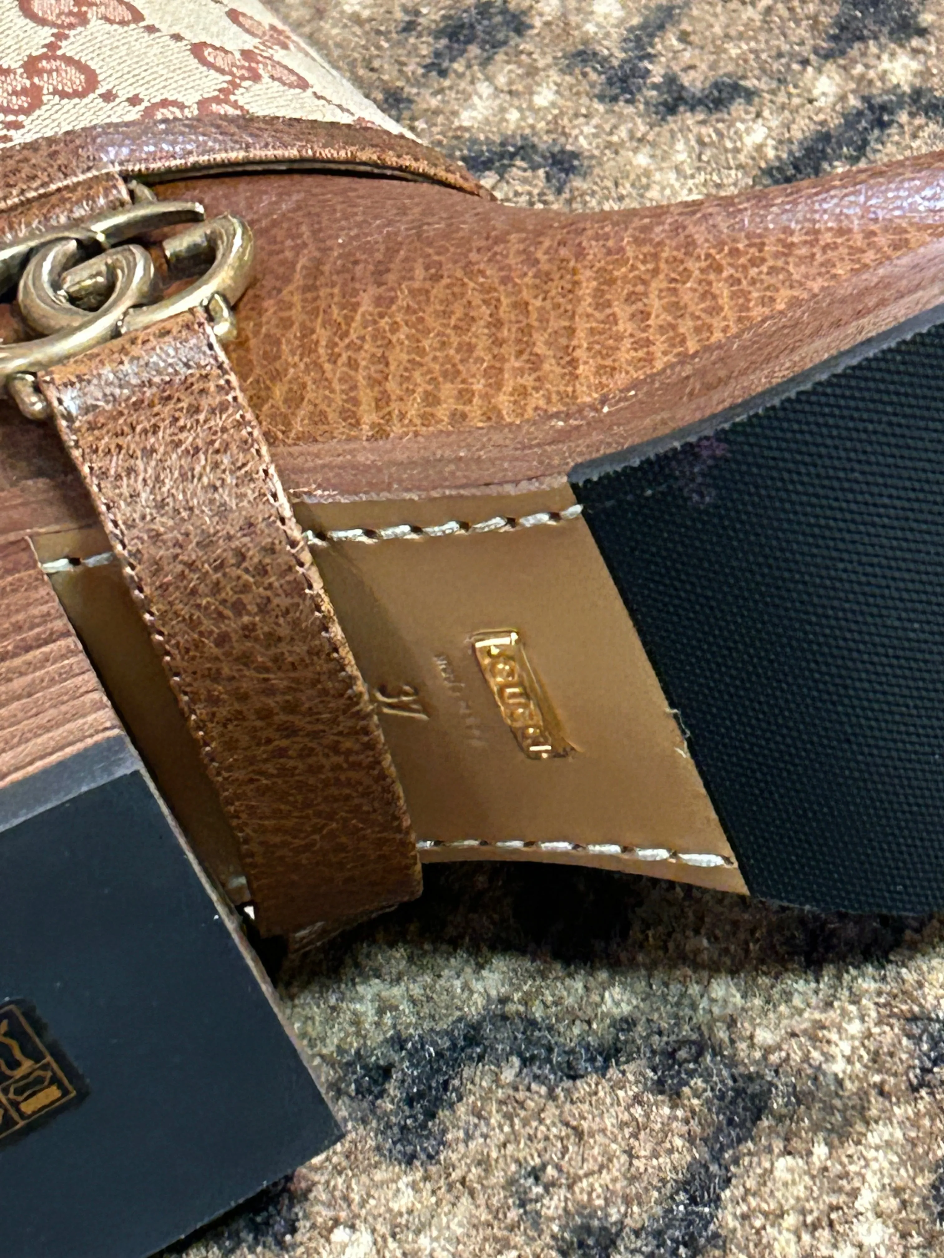 Gucci Shoes, GG Monogram Calfskin Lola Tall Boots (size 37)