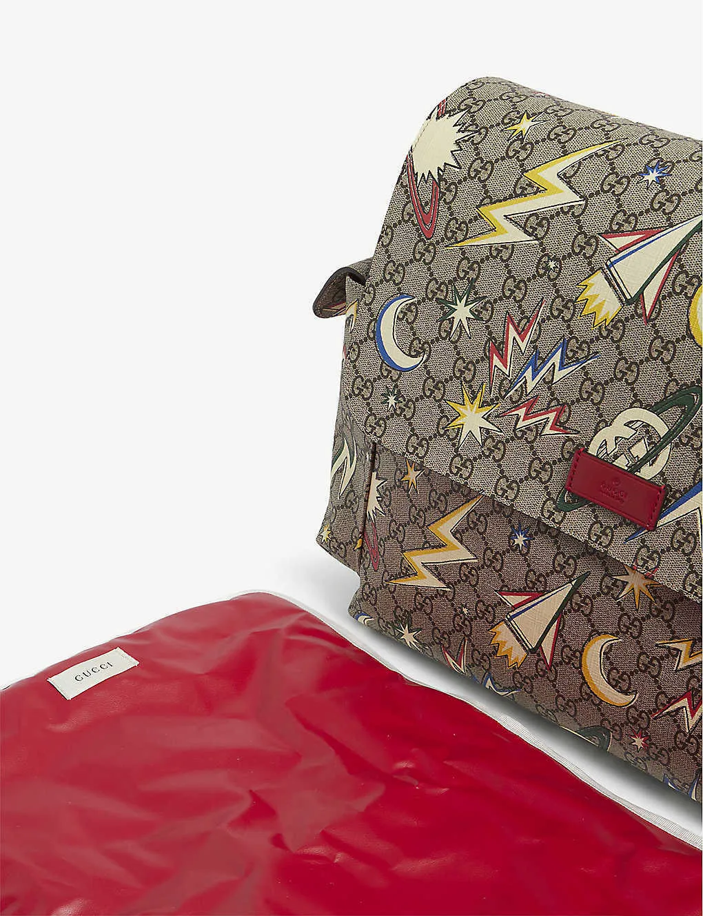 Gucci Supreme Gg Canvas Baby Diaper Changing Bag Italy Grey Handbag Tote NEW