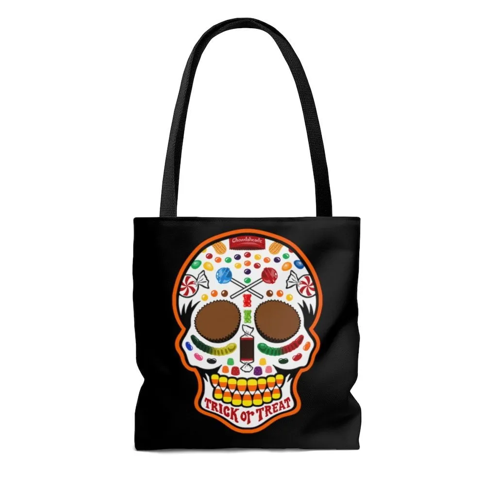 Halloween Candy Dead Head Tote Bag