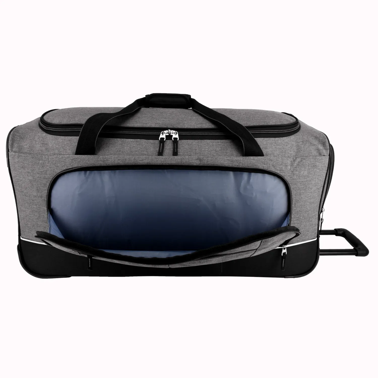 Hawaiian Keystone 30-Inch Wheeled Duffel - Gray 2 Wheels