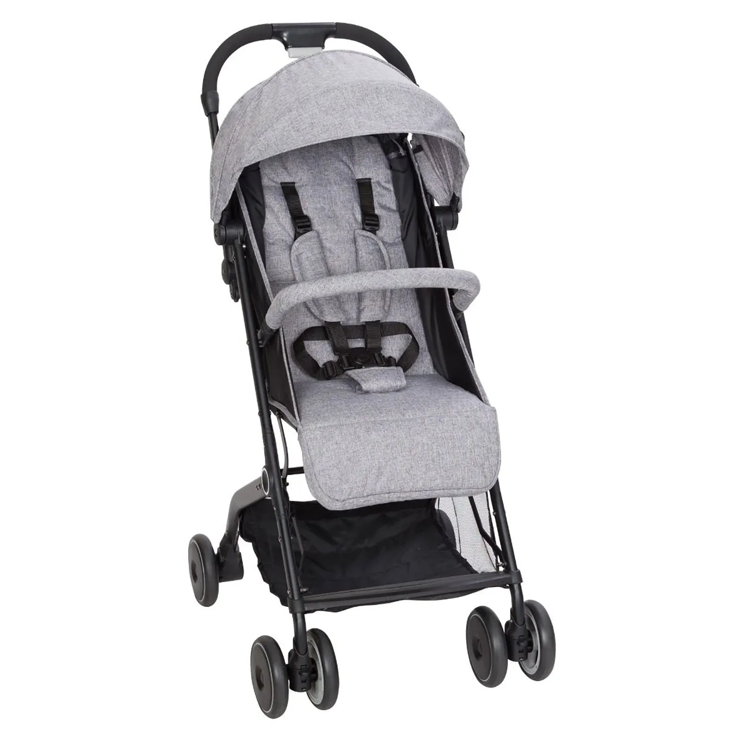 Hawaiian Portable Baby Stroller, Black 4 Wheeled