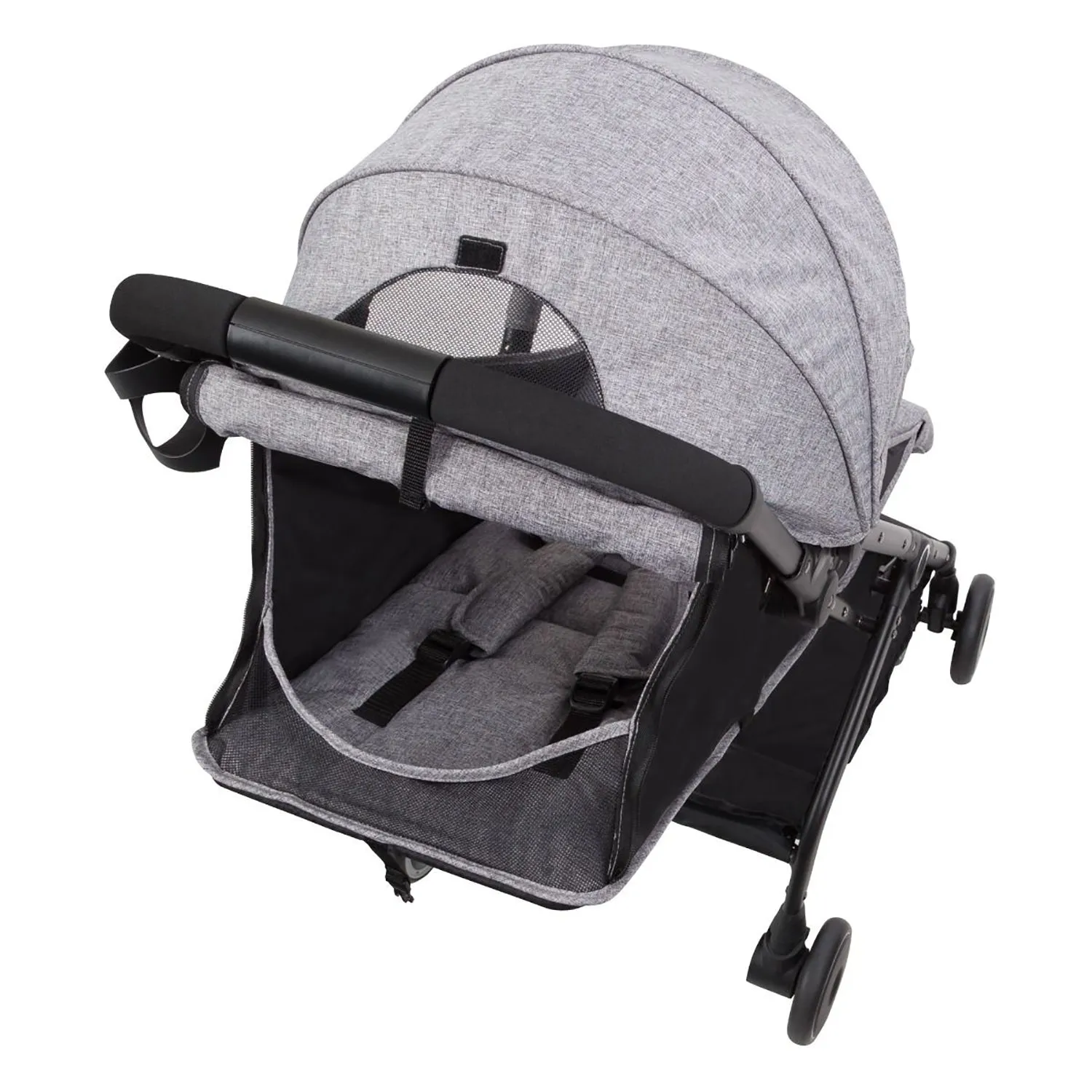 Hawaiian Portable Baby Stroller, Black 4 Wheeled