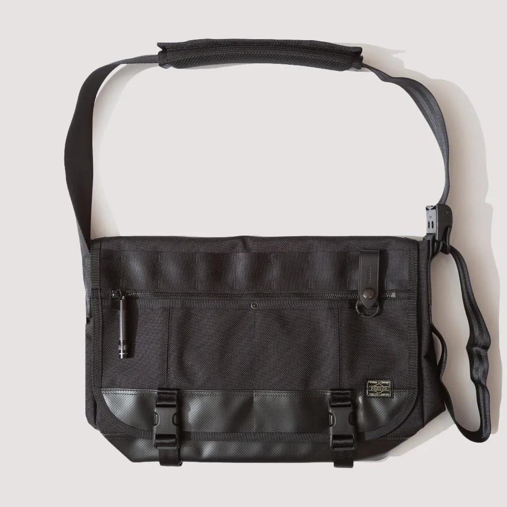 Heat Messenger Bag (L) - Black