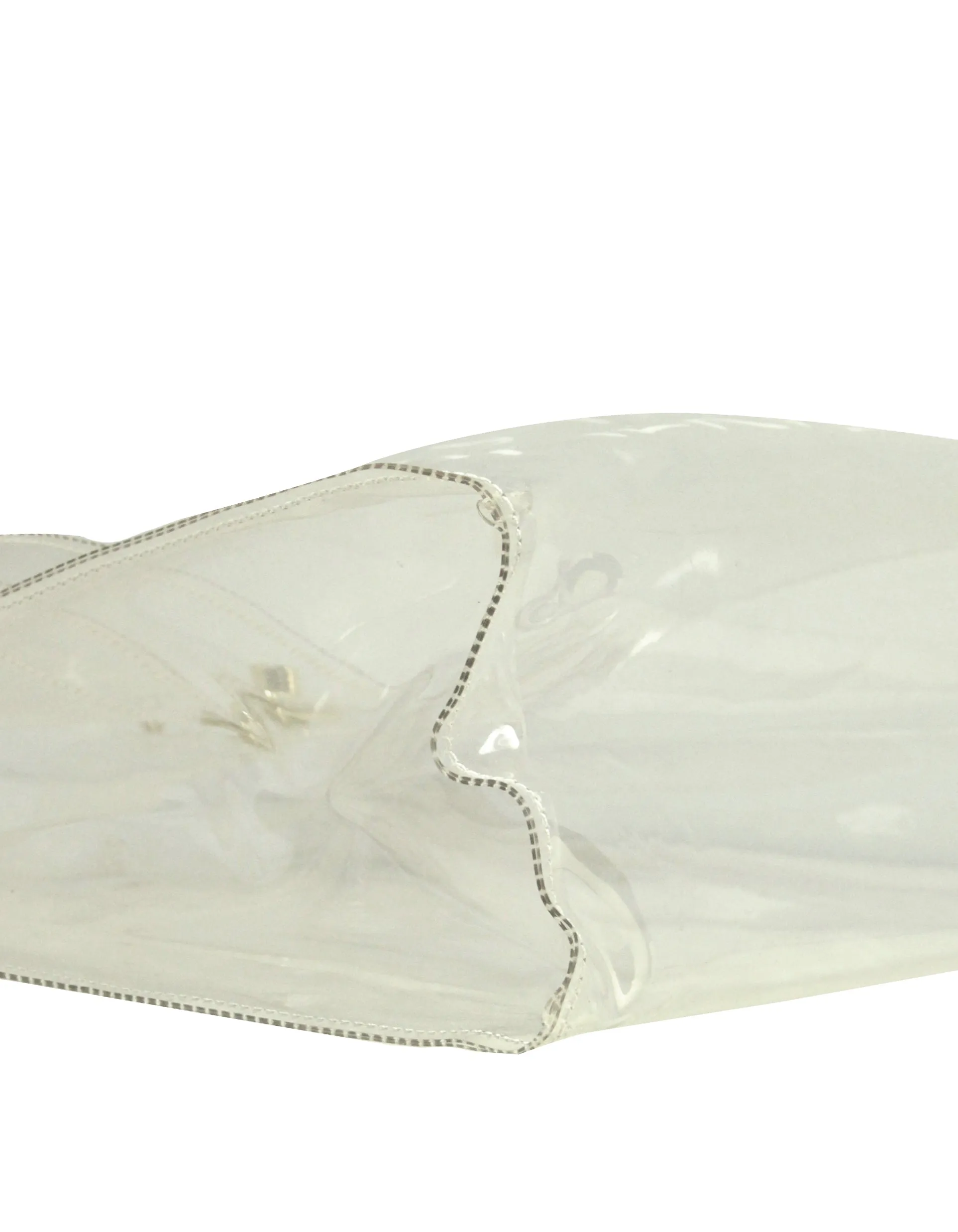 Hermes Clear Transparent Vinyl Souvenir De L'Exposition Kelly Bag