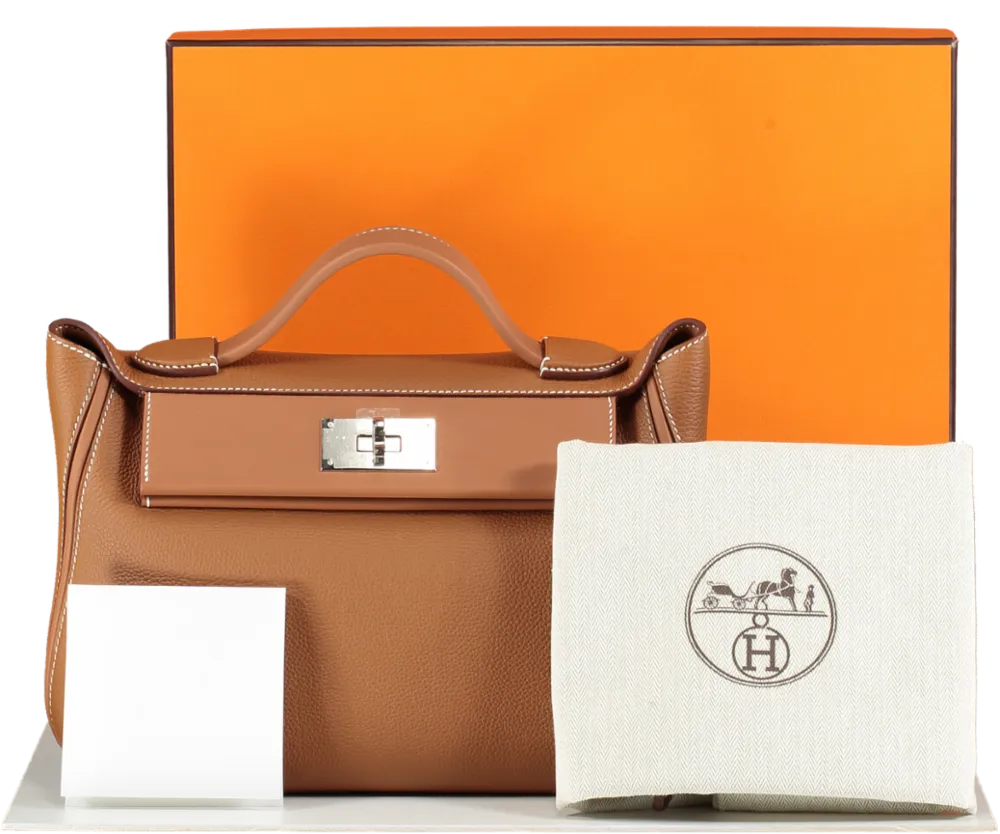Hermès 24/24 29 Gold with Gold Hardware Handbag BOX FRESH