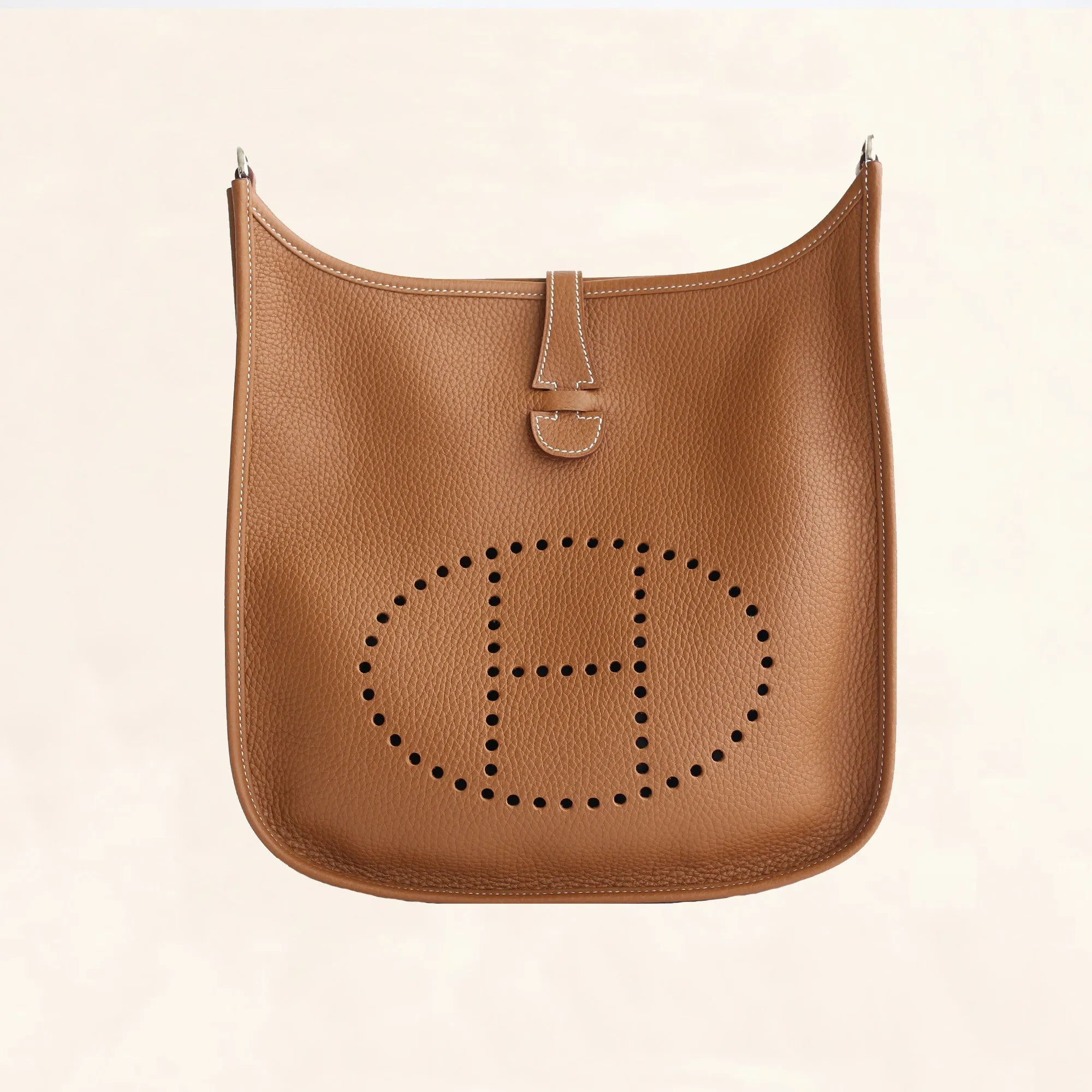 Hermès Evelyne III PM Gold Clemence Silver Palladium Hardware