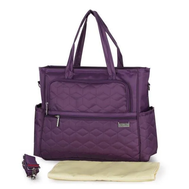 high quality plaid Multifunctional mother Messenger bag fashion waterproof Maternity tote nappy bags baby stroller diaper bag