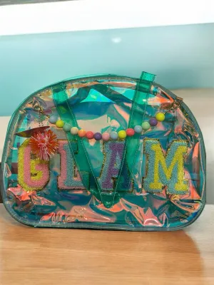 Holographic "GLAM" Mini Duffle Bag