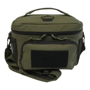 HSD Tactical Lunch Bag - Insulated Cooler, Lunch Box with MOLLE/PALS Webbing, Adjustable Padded Shoulder Strap, for Adults and Kids (Ranger Green)