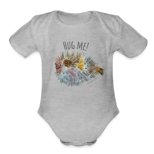 Hug Me! Organic Short Sleeve Baby Onesie