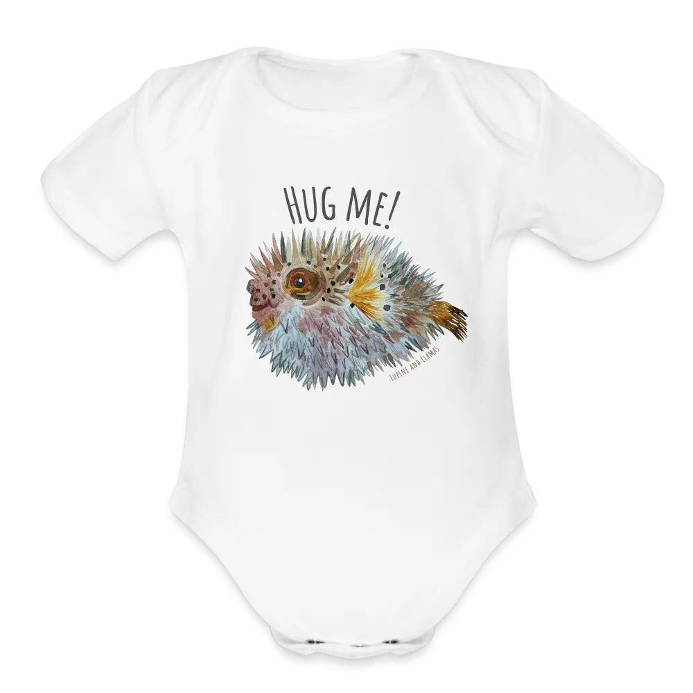 Hug Me! Organic Short Sleeve Baby Onesie