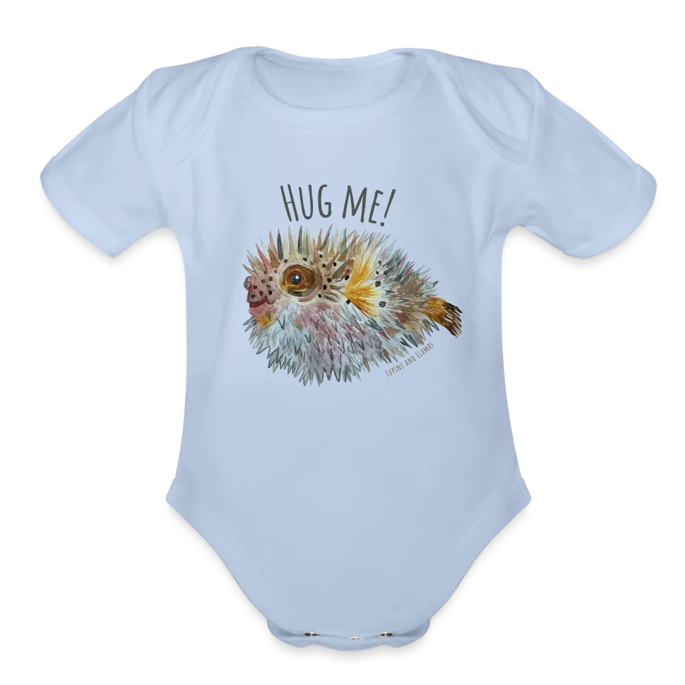 Hug Me! Organic Short Sleeve Baby Onesie