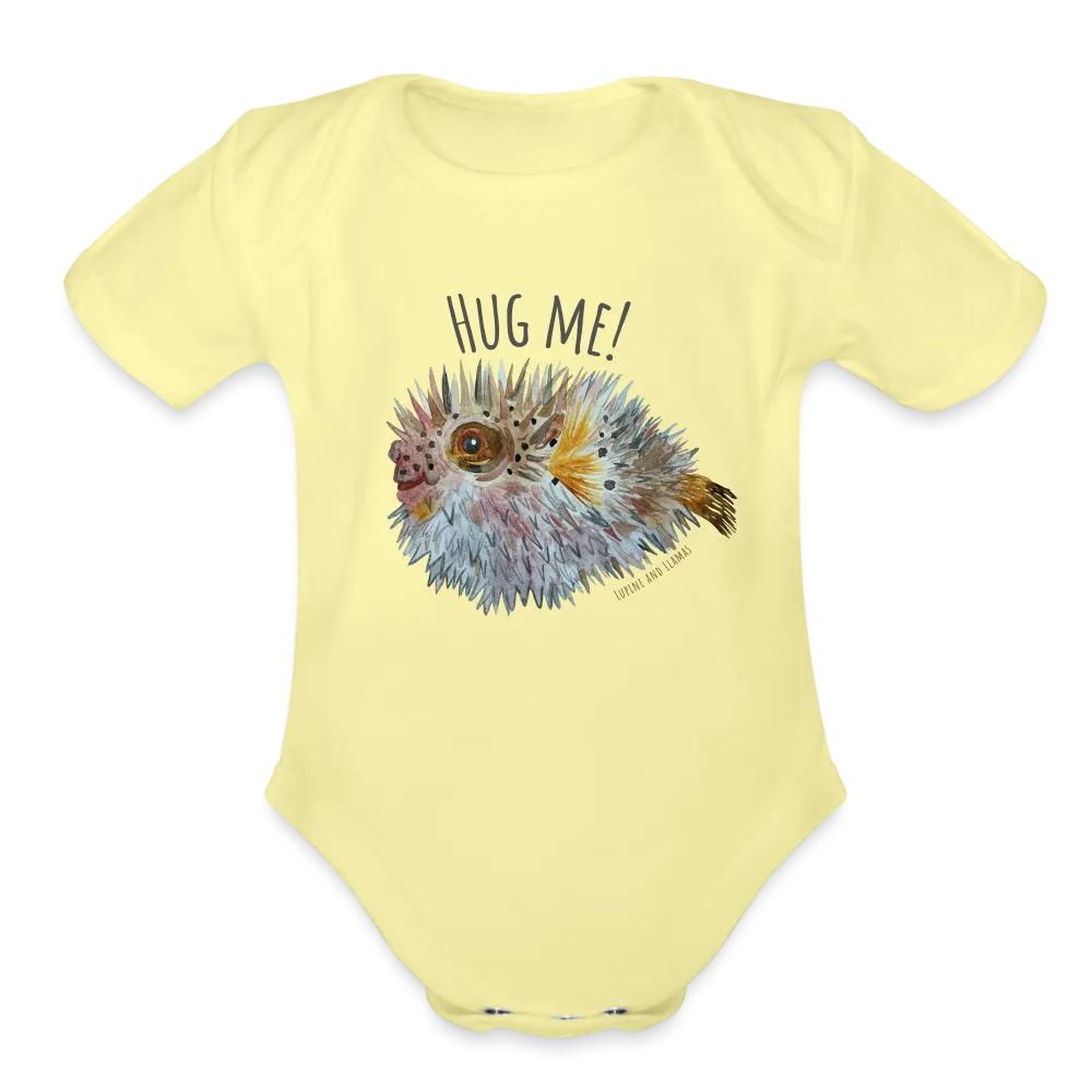 Hug Me! Organic Short Sleeve Baby Onesie