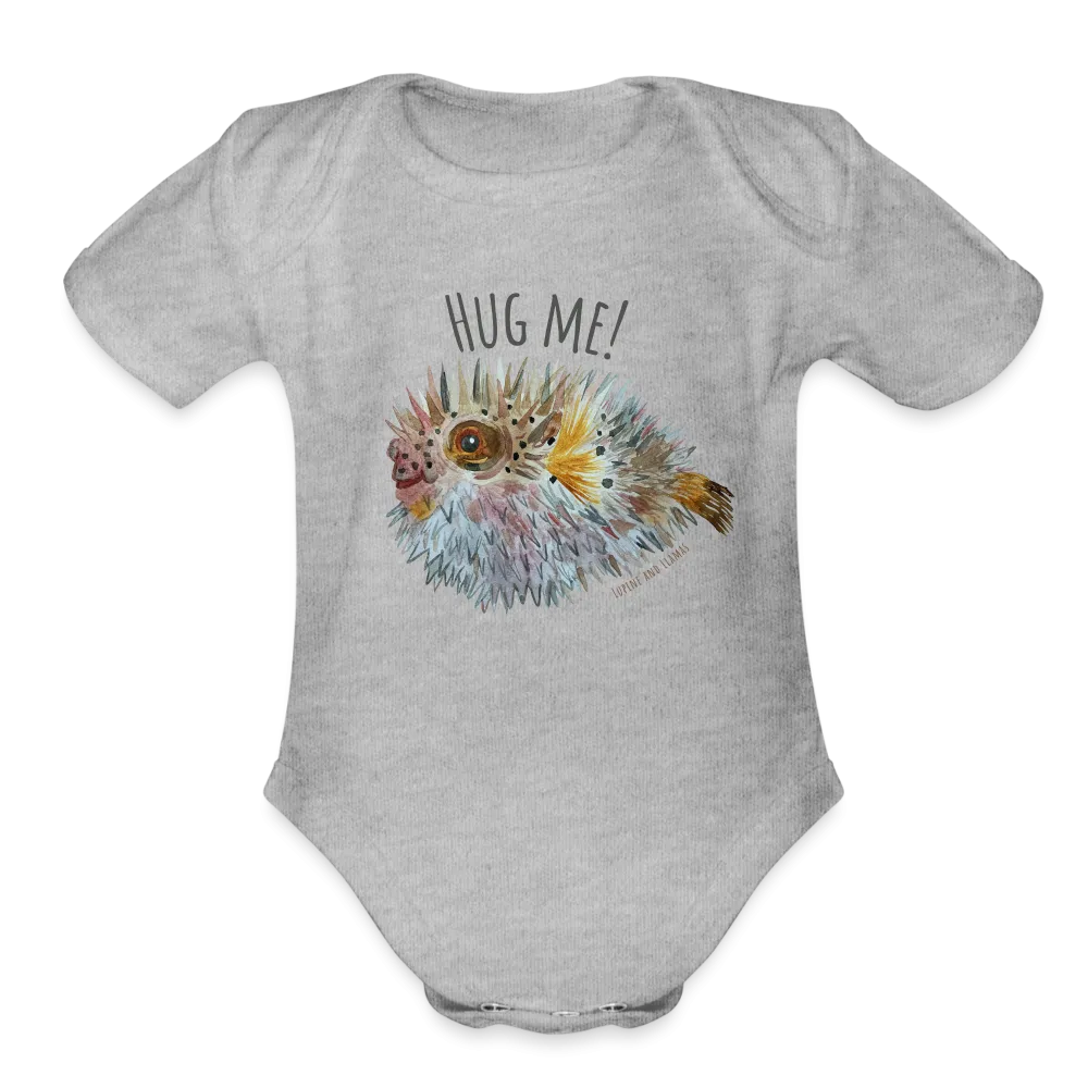 Hug Me! Organic Short Sleeve Baby Onesie