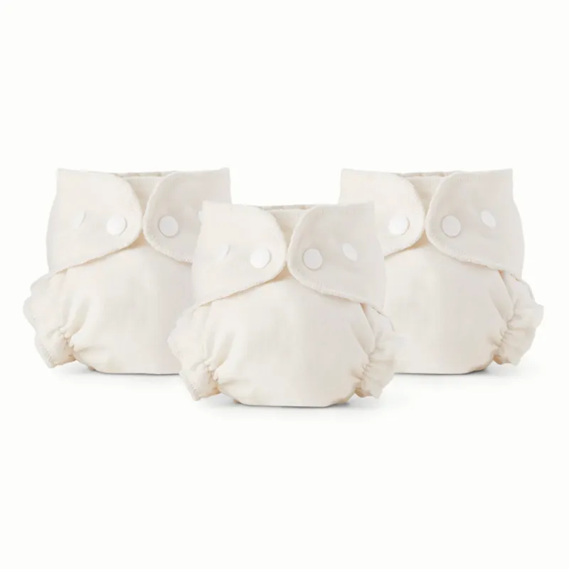 Inner Organic Cotton Fitted Diaper - 3 Pack