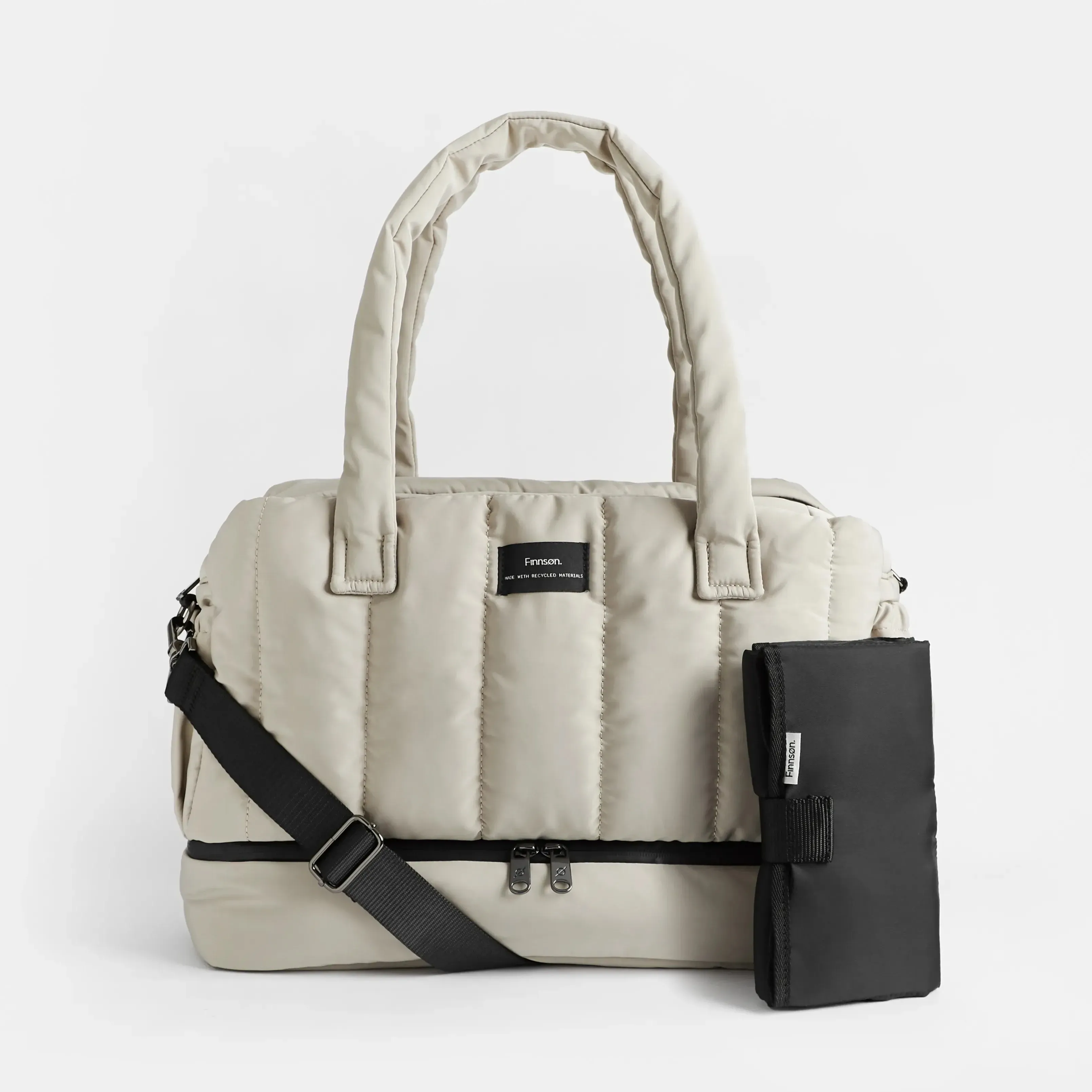 Innes Eco Changing Holdall   Changing Mat (Taupe)