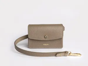 Inés Coin Purse, Taupe / Orchid