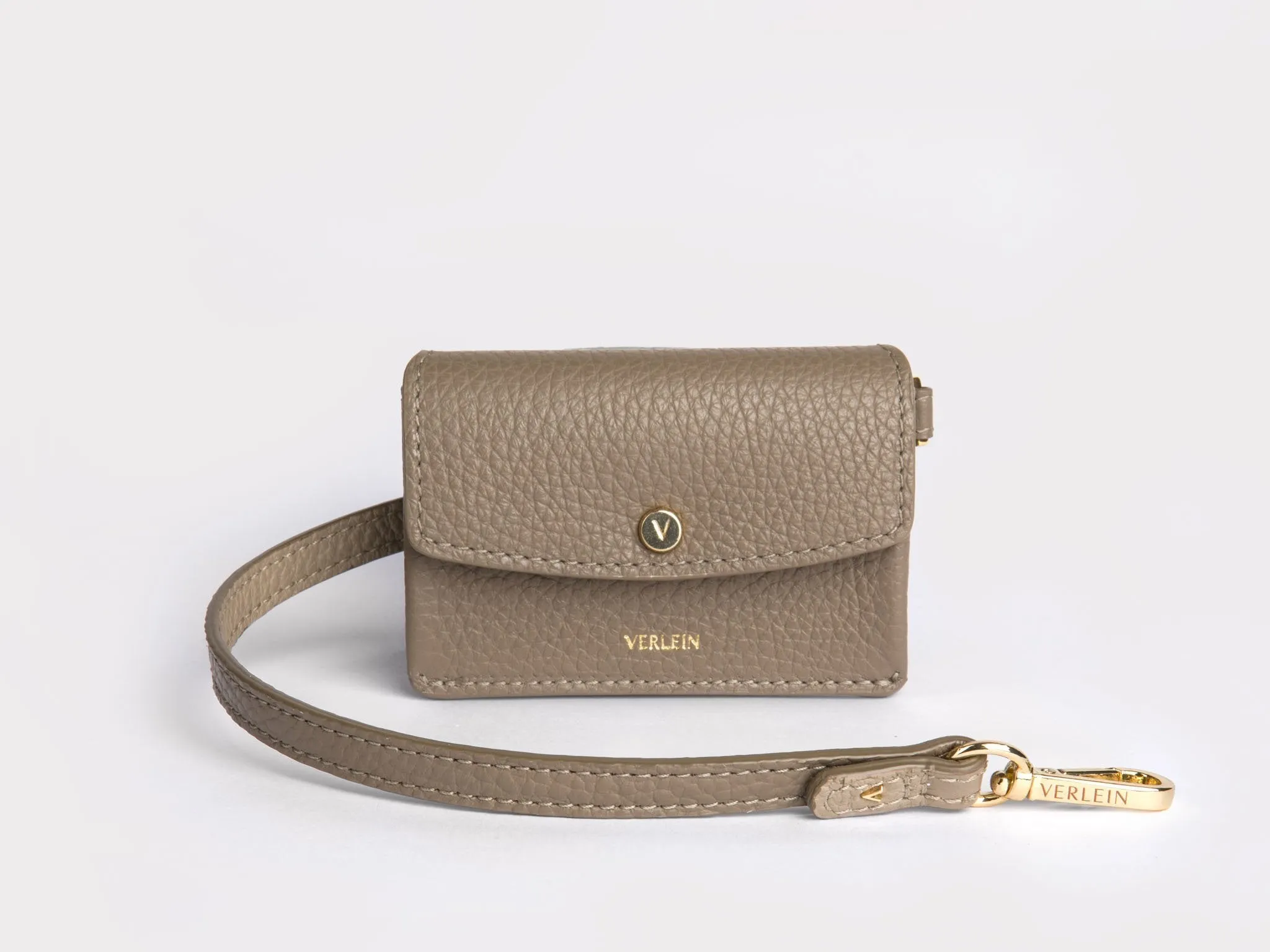 Inés Coin Purse, Taupe / Orchid